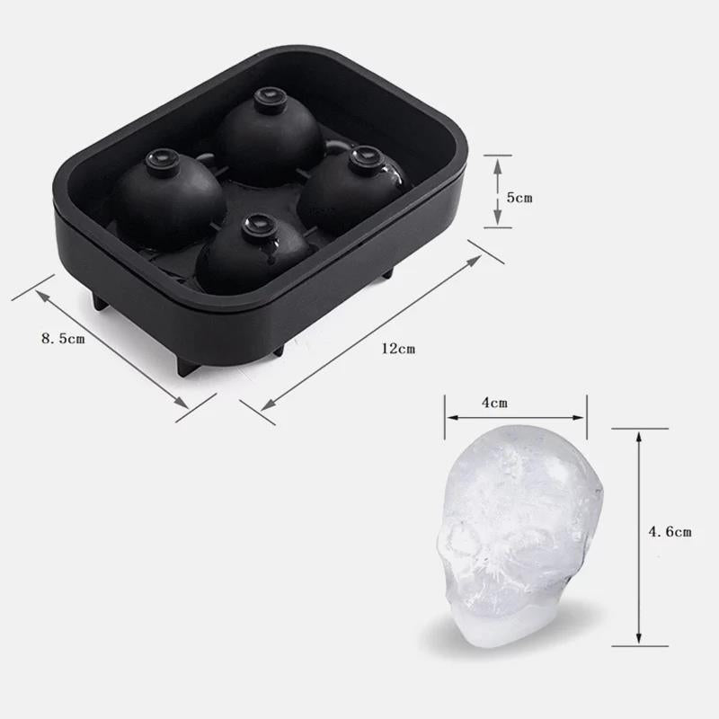 A1 Skull Silicone Ice Tray